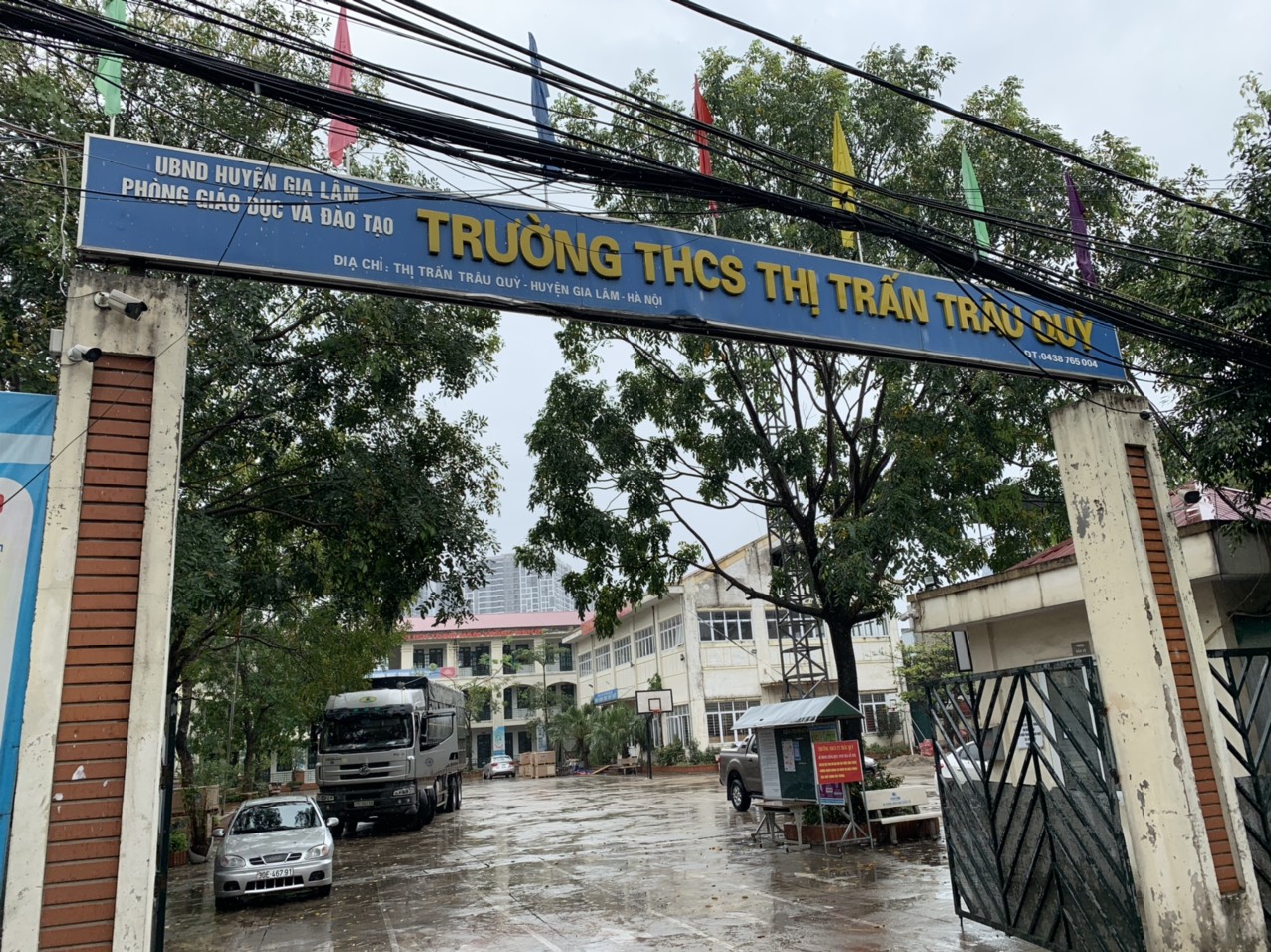 Cung cấp gạch VID Trường THCS Trâu Quỳ