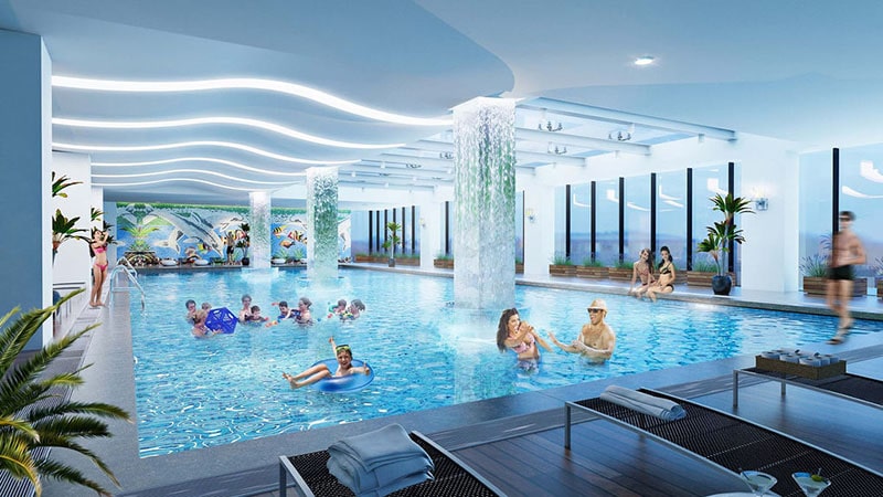 Cung cấp và thi công gạch ốp lát bể bơi Đông Á