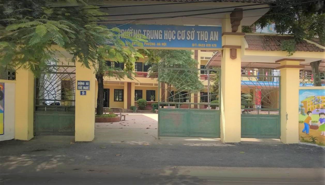 Cung cấp và thi công gạch ốp lát ngoại thất trường THCS Thọ An