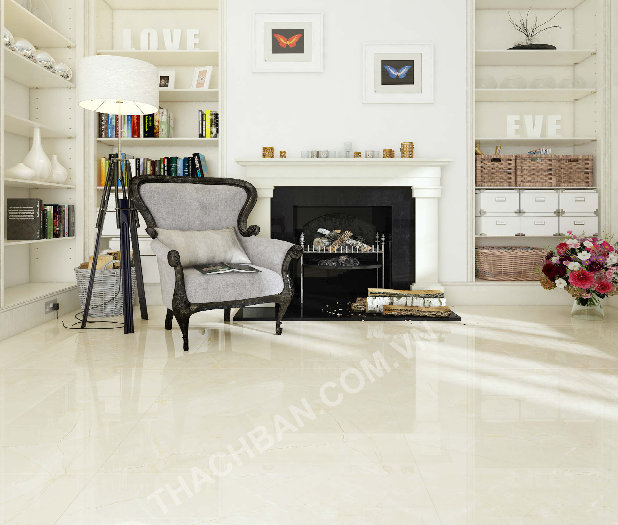 GẠCH GRANITE MEN BÓNG FOSILI FLB-A211