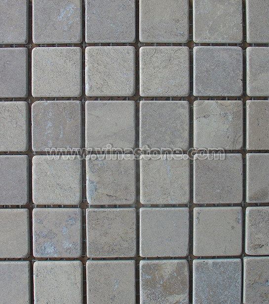 Beige stone mosaic tiles06