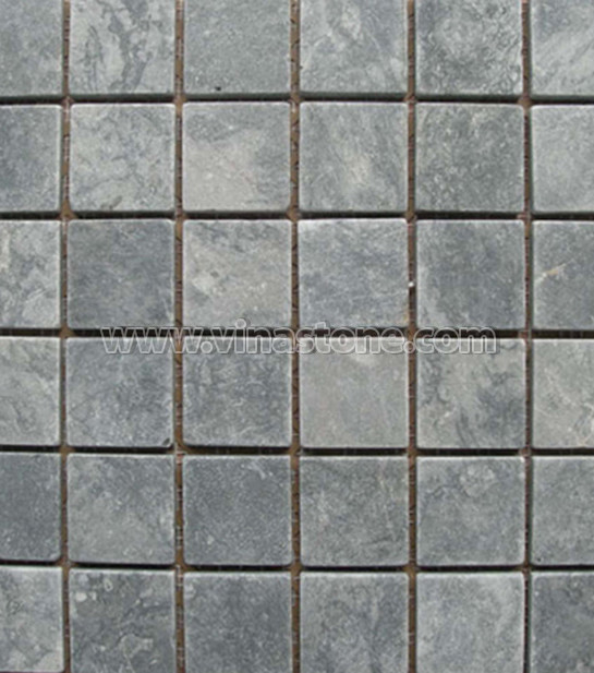 Black marble stone mosaic tiles01