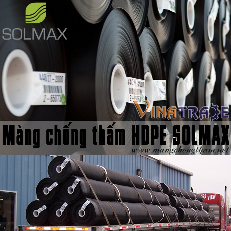 Màng chống thấm HDPE - SOLMAX 0.75mm
