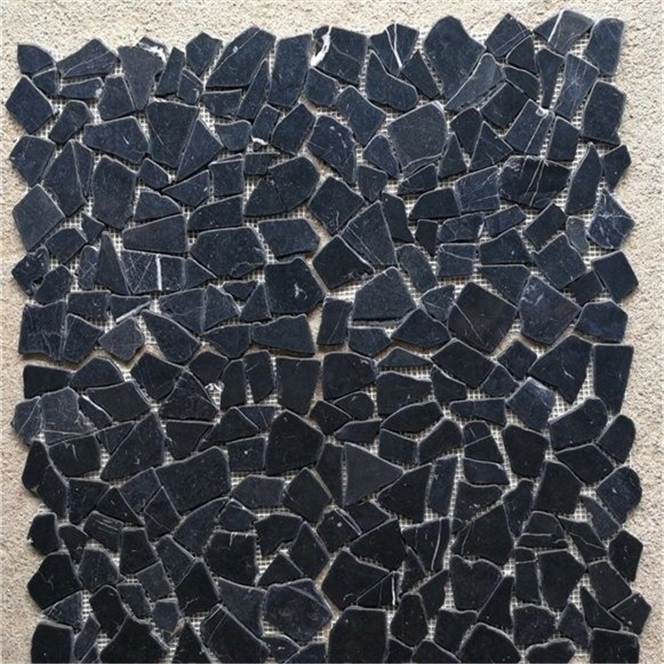 Gạch mosaic Marquina đen trắng