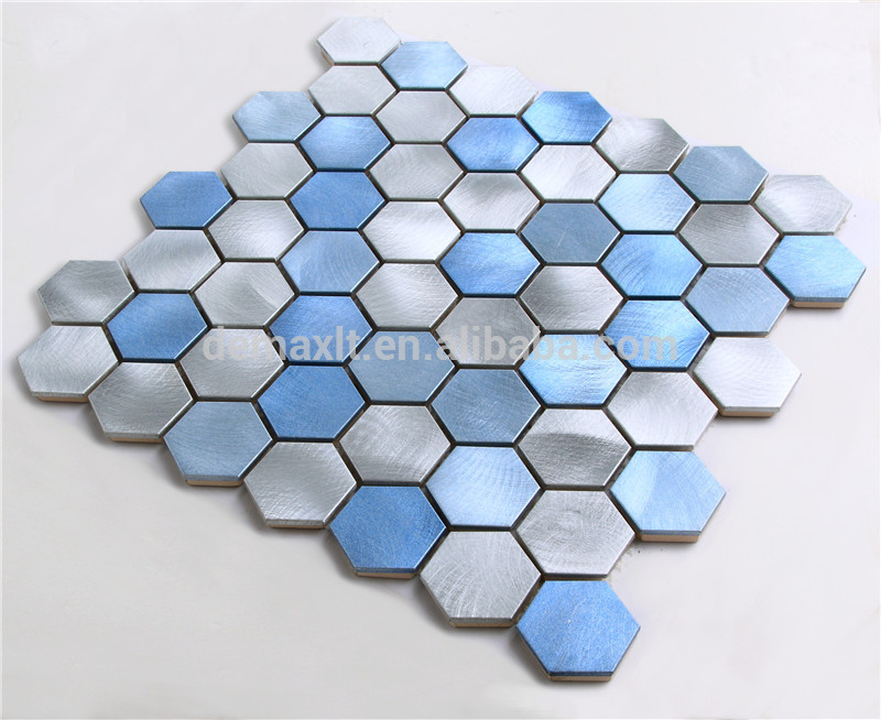 Gạch Mosaic Thủy tinh DEMAX chống trượt màu hỗn hợp