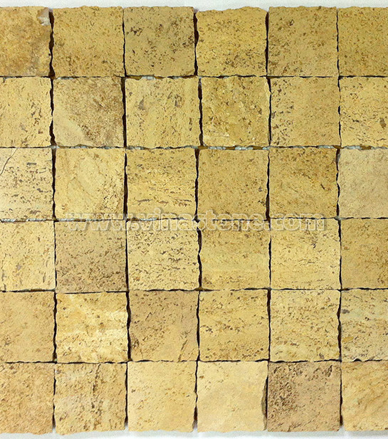 CM09-P 48x48 Beige stone mosaic tiles