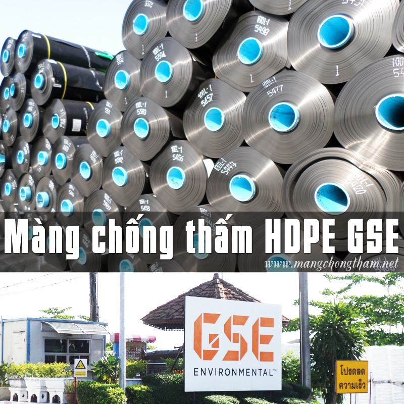 Màng chống thấm GSE HDPE 1.0mm