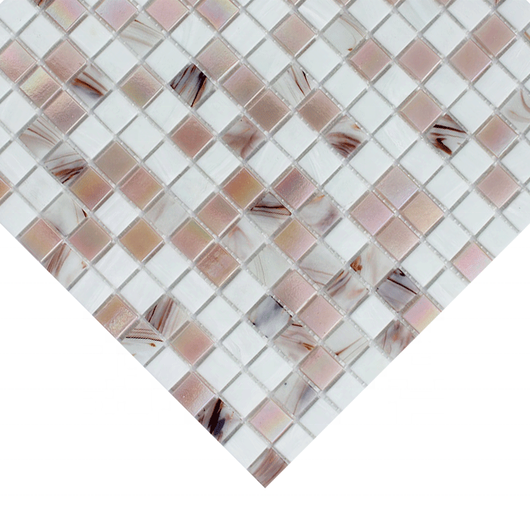 Gạch Mosaic thủy tinh màu cà phê XINGTAN  327*327mm